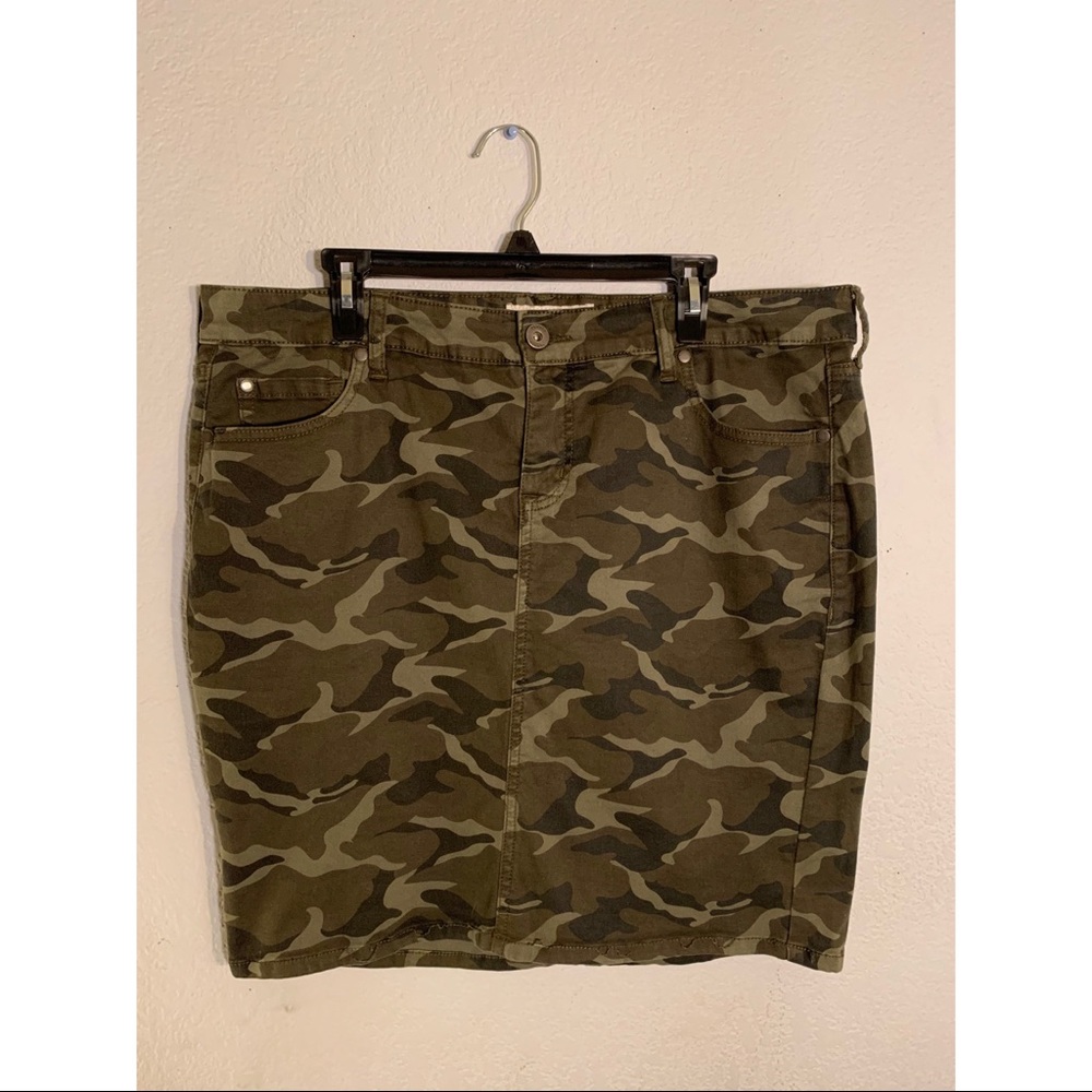 Torrid Camo Pencil Skirt